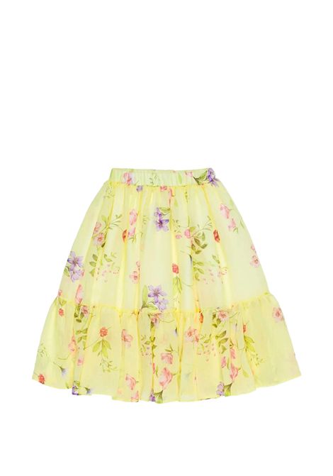 Gonna a fiori Lù-Lù BY MISS GRANT | LL4397GIALLO